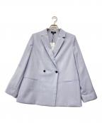 theoryセオリー）の古着「City Twill Relaxed Double Jacket」｜ブルー