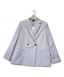 theory（セオリー）の古着「City Twill Relaxed Double Jacket」｜ブルー