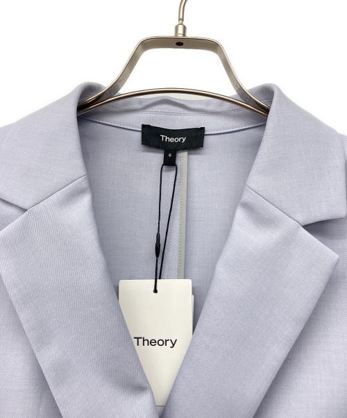 theory（セオリー）theory (セオリー) City Twill Relaxed Double Jacket ブルー サイズ:6 未使用品の古着・服飾アイテム
