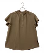theory luxeセオリーリュクス）の古着「Marvine Iana Blouse」｜カーキ