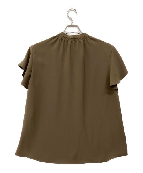 theory luxe（セオリーリュクス）theory luxe (セオリーリュクス) Marvine Iana Blouse カーキ サイズ:38 未使用品の古着・服飾アイテム