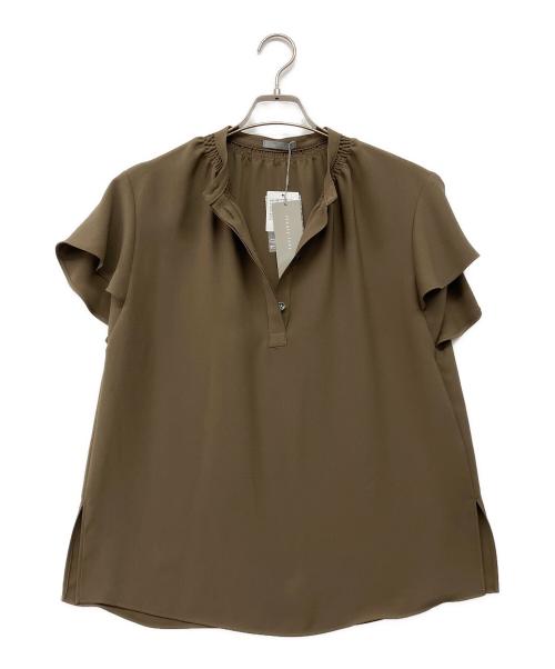theory luxe（セオリーリュクス）theory luxe (セオリーリュクス) Marvine Iana Blouse カーキ サイズ:38 未使用品の古着・服飾アイテム