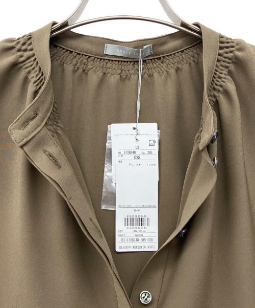 theory luxe（セオリーリュクス）theory luxe (セオリーリュクス) Marvine Iana Blouse カーキ サイズ:38 未使用品の古着・服飾アイテム