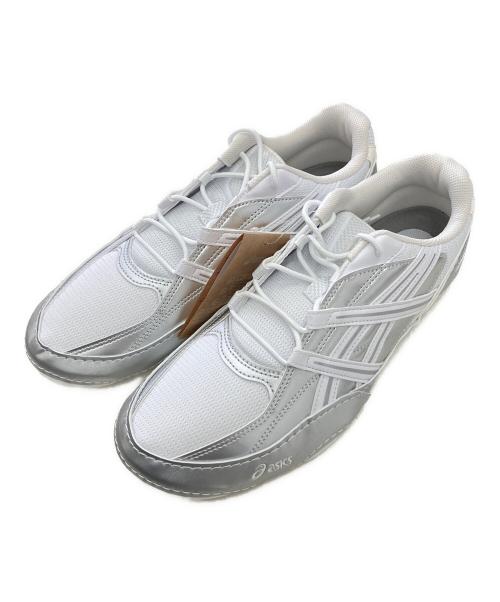 asics（アシックス）asics (アシックス) HYPERSYNC ホワイト×シルバー サイズ:28 未使用品の古着・服飾アイテム