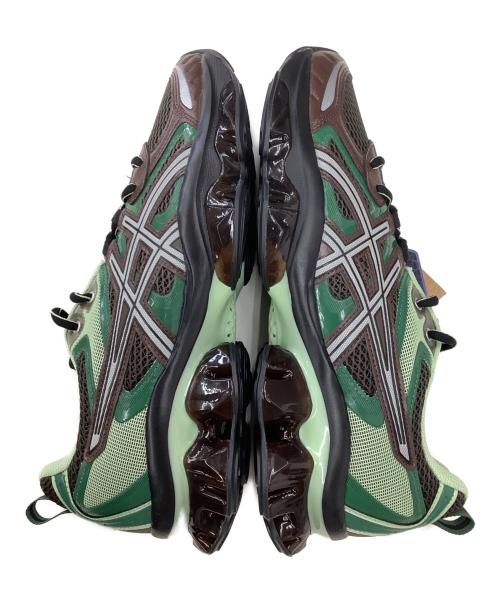 asics（アシックス）asics (アシックス) GEL-QUANTUM KINETIC グリーン×ブラウン サイズ:28 未使用品の古着・服飾アイテム
