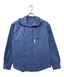 RIDGE MOUNTAIN GEAR（リッジマウンテン ギア）の古着「Hooded Long Sleeve Shirt」｜ネイビー