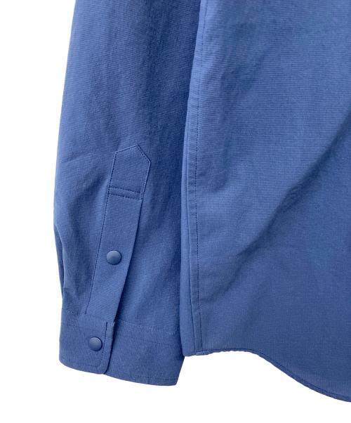 RIDGE MOUNTAIN GEAR（リッジマウンテン ギア）RIDGE MOUNTAIN GEAR (リッジマウンテン ギア) Hooded Long Sleeve Shirt ネイビー サイズ:Lの古着・服飾アイテム