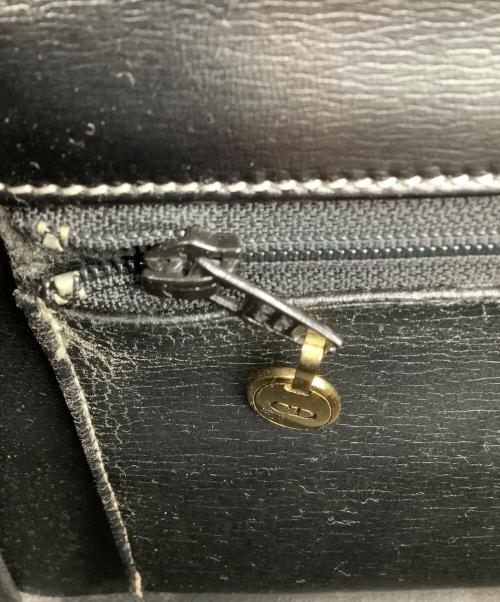 Christian Dior（クリスチャン ディオール）Christian Dior (クリスチャン ディオール) TRAPEZOID CROSSBODY SHOULDER BAG ブラックの古着・服飾アイテム