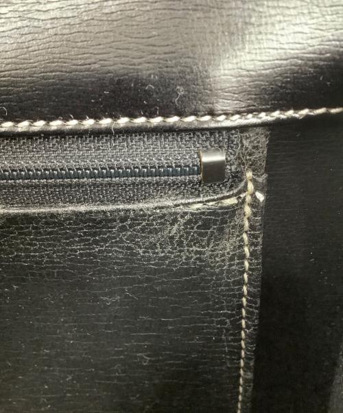 Christian Dior（クリスチャン ディオール）Christian Dior (クリスチャン ディオール) TRAPEZOID CROSSBODY SHOULDER BAG ブラックの古着・服飾アイテム
