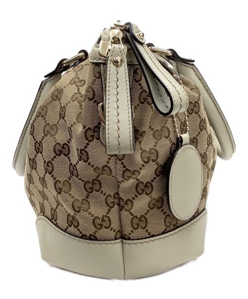 GUCCI（グッチ）GUCCI (グッチ) スーキー　2WAYハンドバッグ ベージュの古着・服飾アイテム