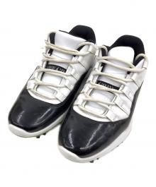 NIKE（ナイキ）の古着「AIR JORDAN 11 RETRO LOW GOLF ”CONCORD”」｜ホワイト×ブラック