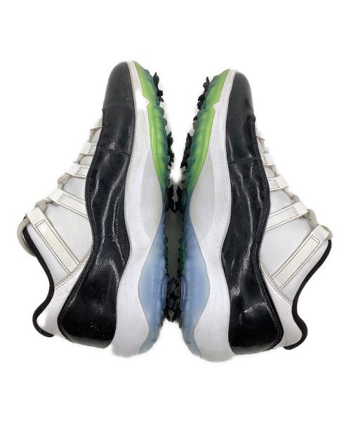 NIKE（ナイキ）NIKE (ナイキ) AIR JORDAN 11 RETRO LOW GOLF ”CONCORD” ホワイト×ブラック サイズ:26.5cmの古着・服飾アイテム
