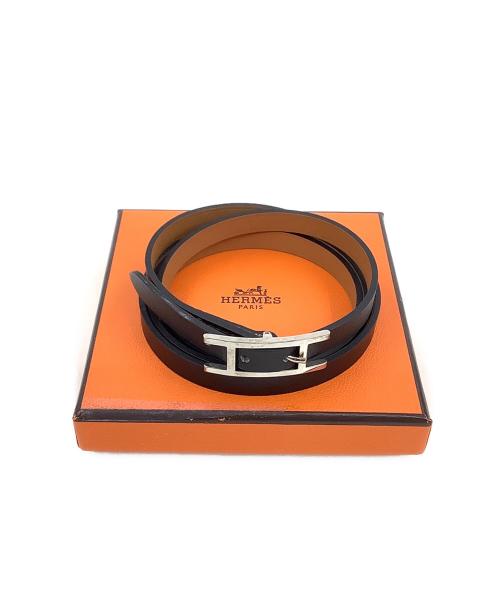 HERMES（エルメス）HERMES (エルメス) アピⅢ　レザーブレスレットの古着・服飾アイテム