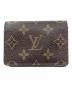 LOUIS VUITTON（ルイ ヴィトン）の古着「カードケース」｜ブラウン