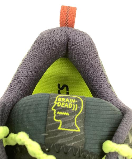 asics（アシックス）asics (アシックス) BRAIN DEAD (ブレインデッド) Trabuco Max グレー×グリーン サイズ:28cm 未使用品の古着・服飾アイテム