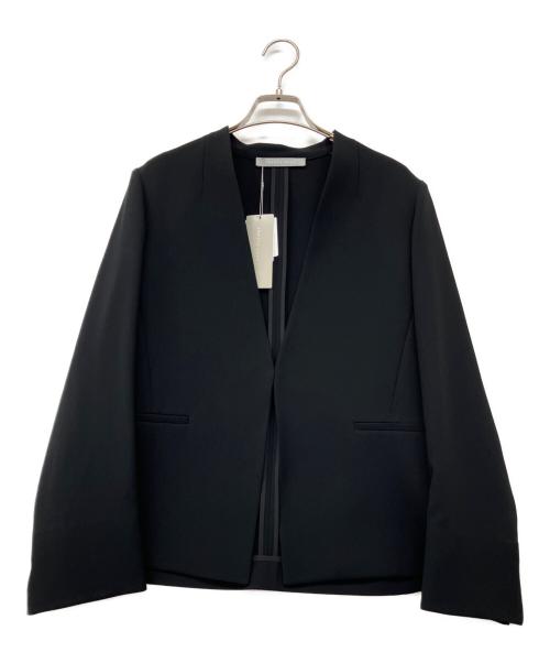 theory luxe（セオリーリュクス）theory luxe (セオリーリュクス) ドレープカラーレスジャケット - Elia 2 - Luve ブラック サイズ:38 未使用品の古着・服飾アイテム