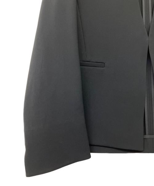 theory luxe（セオリーリュクス）theory luxe (セオリーリュクス) ドレープカラーレスジャケット - Elia 2 - Luve ブラック サイズ:38 未使用品の古着・服飾アイテム