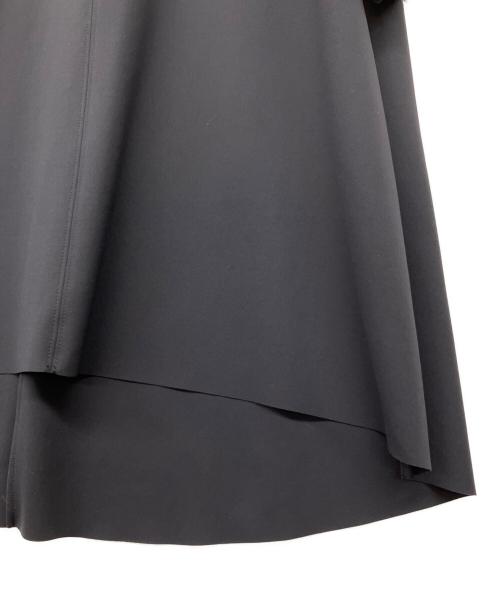 theory luxe（セオリーリュクス）theory luxe (セオリーリュクス) 《手洗い可》バックロングドレープTブラウス ブラック サイズ:38 未使用品の古着・服飾アイテム