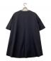 theory luxe (セオリーリュクス) 《手洗い可》バックロングドレープTブラウス ブラック サイズ:38 未使用品：15000円
