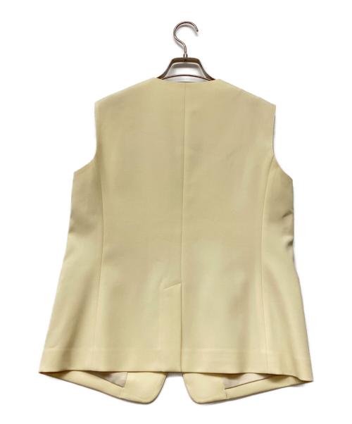 theory luxe（セオリーリュクス）theory luxe (セオリーリュクス) クルーネックベスト - Vandi - Dublin イエロー サイズ:38 未使用品の古着・服飾アイテム