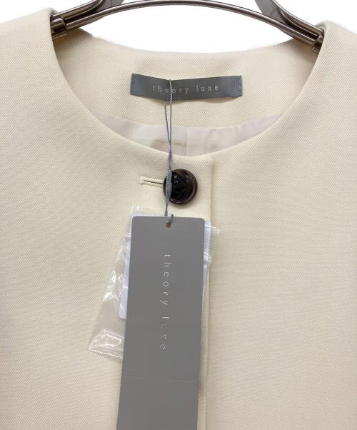 theory luxe（セオリーリュクス）theory luxe (セオリーリュクス) クルーネックベスト - Vandi - Dublin イエロー サイズ:38 未使用品の古着・服飾アイテム