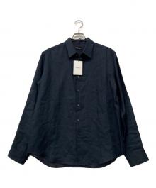 theory（セオリー）の古着「IRVING A GLOSSED LINEN」｜ネイビー