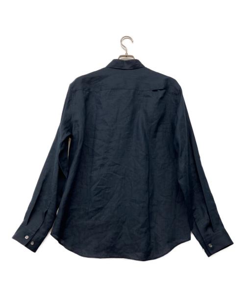 theory（セオリー）theory (セオリー) IRVING A GLOSSED LINEN ネイビー サイズ:Lの古着・服飾アイテム