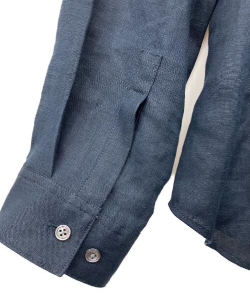 theory（セオリー）theory (セオリー) IRVING A GLOSSED LINEN ネイビー サイズ:Lの古着・服飾アイテム