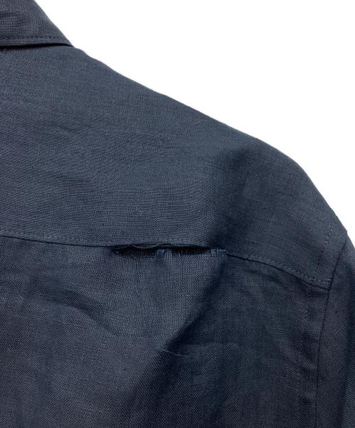 theory（セオリー）theory (セオリー) IRVING A GLOSSED LINEN ネイビー サイズ:Lの古着・服飾アイテム