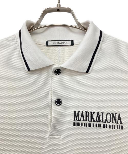 MARK&LONA（マークアンドロナ）MARK&LONA (マークアンドロナ) ゴルフウェア(トップス) アイボリー サイズ:44の古着・服飾アイテム