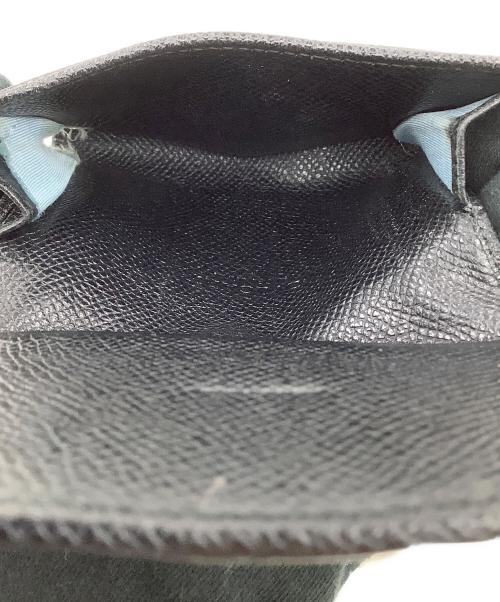 BVLGARI（ブルガリ）BVLGARI (ブルガリ) ロゴクリップ名刺入れ ブラックの古着・服飾アイテム