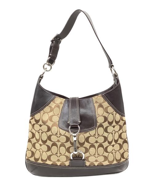 COACH（コーチ）COACH (コーチ) ショルダーバッグ ブラウンの古着・服飾アイテム