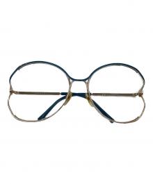 GUCCI（グッチ）の古着「眼鏡フレーム」｜ブルー×ゴールド