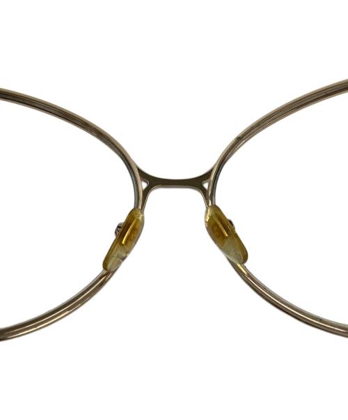 GUCCI（グッチ）GUCCI (グッチ) 眼鏡フレーム ブルー×ゴールド サイズ:63□18の古着・服飾アイテム
