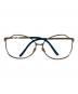 GUCCI (グッチ) 眼鏡フレーム ブルー×ゴールド サイズ:63□18：12000円