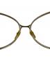 中古・古着 GUCCI (グッチ) 眼鏡フレーム ブルー×ゴールド サイズ:63□18：12000円