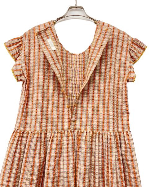 PINK HOUSE（ピンクハウス）PINK HOUSE (ピンクハウス) ノースリーブ・キャミソールワンピース オレンジ サイズ:不明の古着・服飾アイテム
