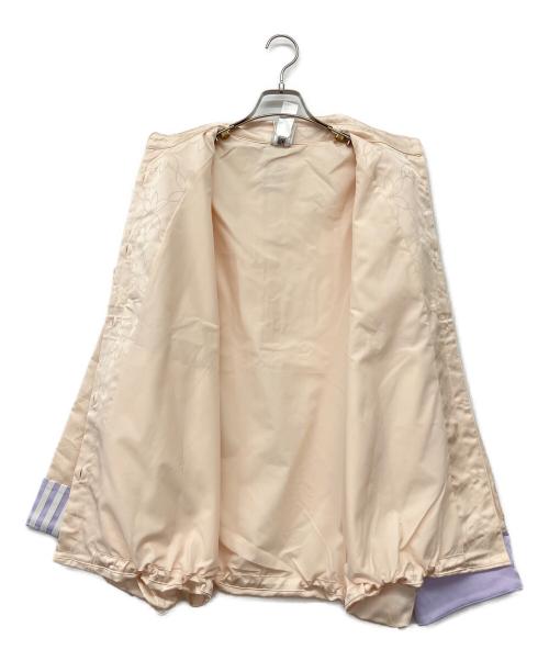 adidas Originals（アディダスオリジナル）adidas Originals (アディダスオリジナル) CNY Shirt Jacket Light Beige アイボリー×パープル サイズ:3XL 未使用品の古着・服飾アイテム