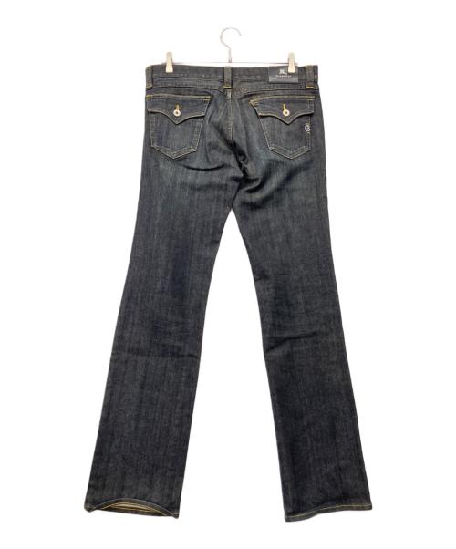 BURBERRY BLACK LABEL（バーバリーブラックレーベル）BURBERRY BLACK LABEL (バーバリーブラックレーベル) ラインストーンデニムパンツ インディゴ サイズ:82の古着・服飾アイテム