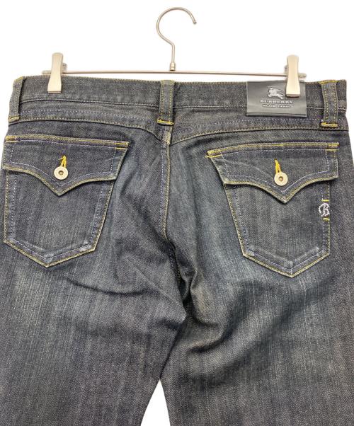 BURBERRY BLACK LABEL（バーバリーブラックレーベル）BURBERRY BLACK LABEL (バーバリーブラックレーベル) ラインストーンデニムパンツ インディゴ サイズ:82の古着・服飾アイテム