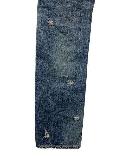Hysteric Glamour（ヒステリックグラマー）Hysteric Glamour (ヒステリックグラマー) 00'sRWH加工デニム スリムストレートパンツ インディゴ サイズ:ｗ32Ⅼ32の古着・服飾アイテム