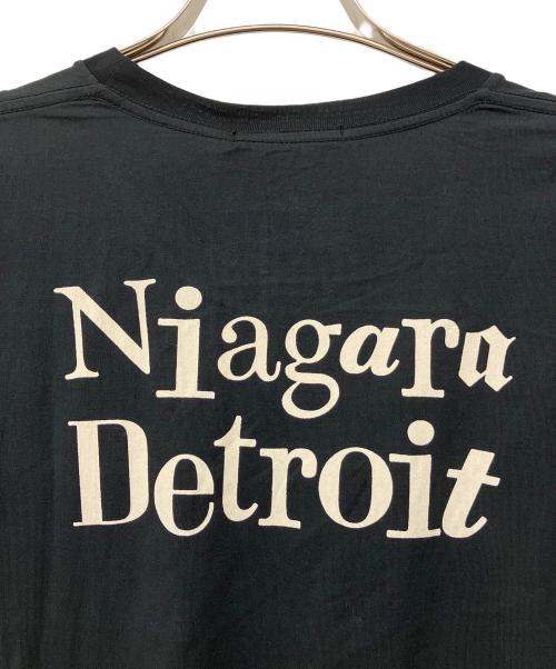 Thee Hysteric XXX（ジィ ヒステリックトリプルエックス）Thee Hysteric XXX (ジィ ヒステリックトリプルエックス) NIAGARA DETROIT プリントTシャツ ブラック サイズ:Lの古着・服飾アイテム