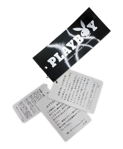 PLAY BOY（プレイボーイ）PLAY BOY (プレイボーイ) Hysteric Glamour (ヒステリックグラマー) JESSA AND NOSTALGIC pt T-SH ブルー サイズ:Lの古着・服飾アイテム