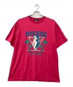 Hysteric Glamourヒステリックグラマー）の古着「EVERYDAY IS A VACATION プリント Tシャツ」｜ショッキングピンク