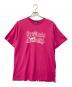 Hysteric Glamour（ヒステリックグラマー）の古着「DEVILヒスガールプリントTシャツ」｜ショッキングピンク