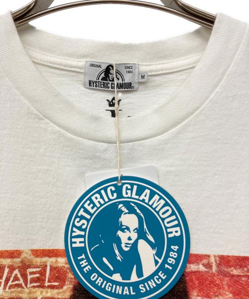 Hysteric Glamour（ヒステリックグラマー）Hysteric Glamour (ヒステリックグラマー) MICHAEL JACKSON / OFF THE WALL Tシャツ ホワイト サイズ:M 未使用品の古着・服飾アイテム