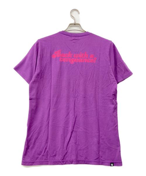 Hysteric Glamour（ヒステリックグラマー）Hysteric Glamour (ヒステリックグラマー) COURTNEY LOVE Tシャツ パープル サイズ:L 未使用品の古着・服飾アイテム
