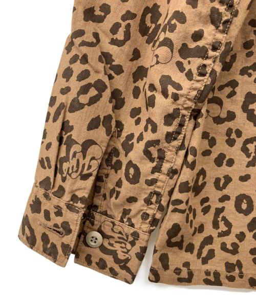 Hysteric Glamour（ヒステリックグラマー）Hysteric Glamour (ヒステリックグラマー) L/S ワッペンレオパードシャツ ベージュ サイズ:M 未使用品の古着・服飾アイテム