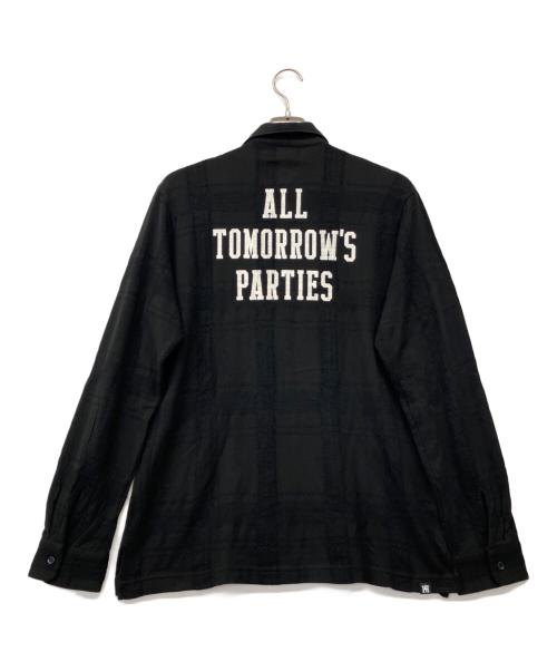 Hysteric Glamour（ヒステリックグラマー）Hysteric Glamour (ヒステリックグラマー) ATP チェック ネル ボタンシャツ ブラック サイズ:L 未使用品の古着・服飾アイテム