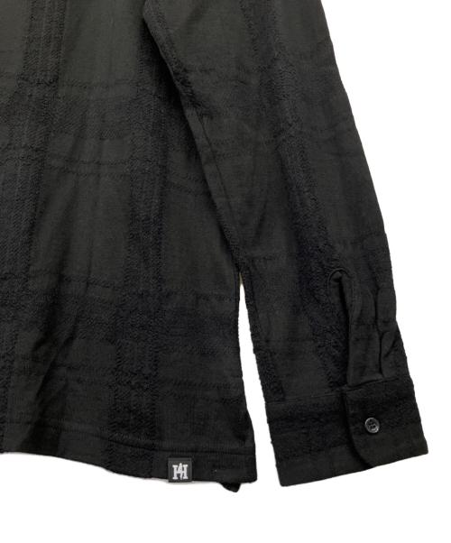 Hysteric Glamour（ヒステリックグラマー）Hysteric Glamour (ヒステリックグラマー) ATP チェック ネル ボタンシャツ ブラック サイズ:L 未使用品の古着・服飾アイテム